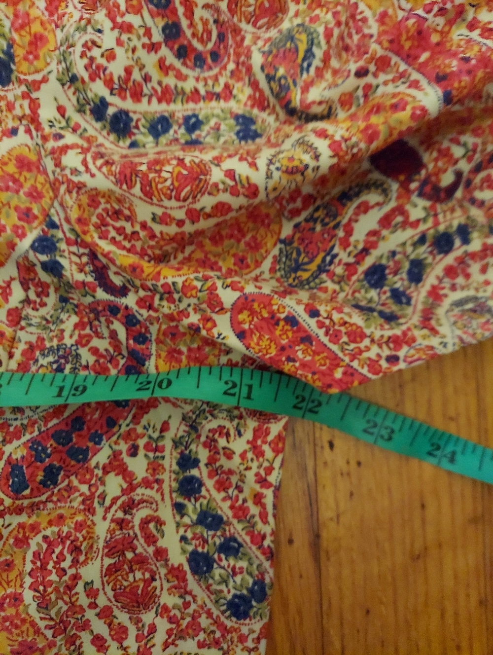 Orvis Paisley 100% Cotton Wrinkle Free Button Down Shirt 16 Garden Party Preppy - Picture 7 of 11